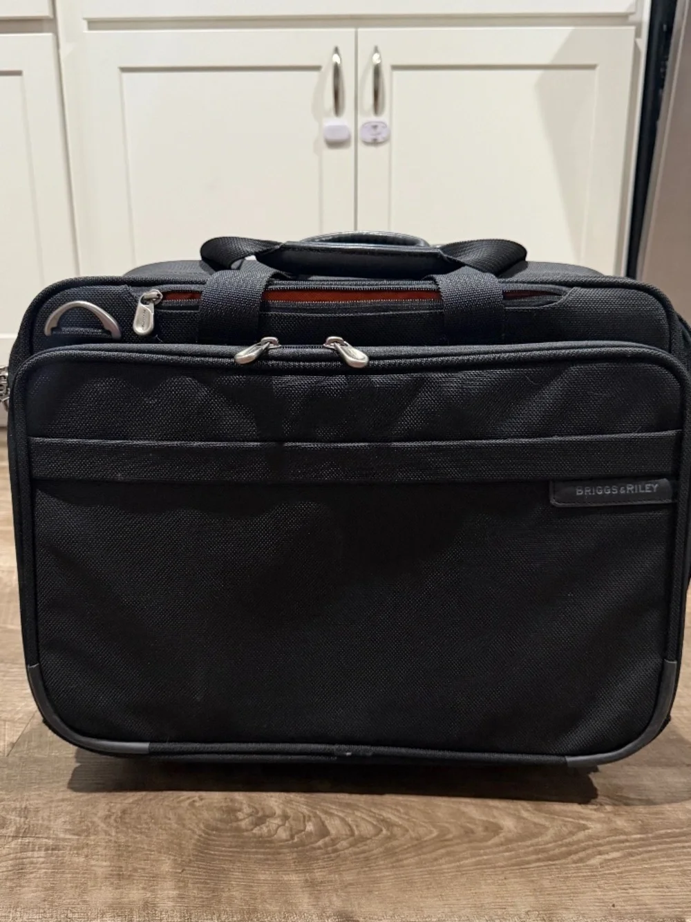Briggs & Riley Black Rolling Wheeled Carryon Bag Laptop Travel Luggage